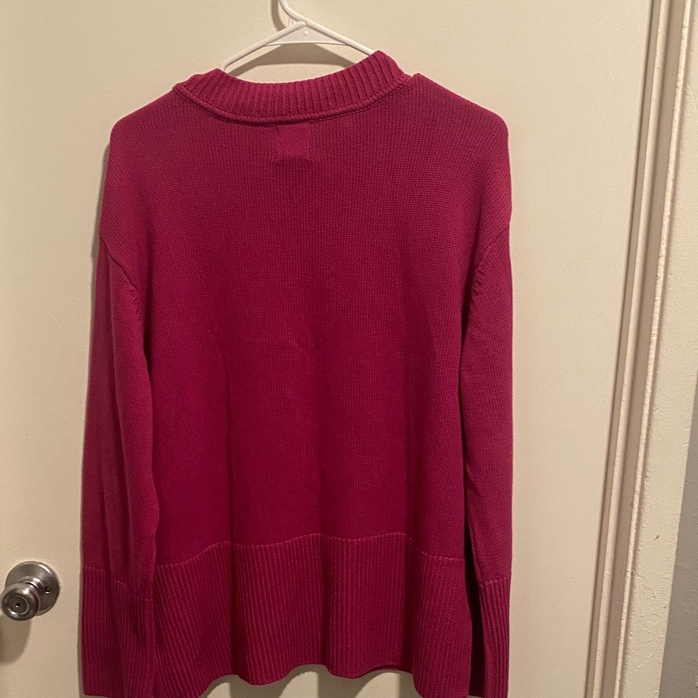 GAP Fuchsia Crewneck Sweater - Picture 5 of 6